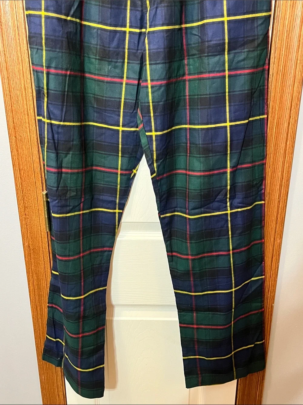 NWT - Polo Ralph Lauren 100% Cotton Green Plaid Pajama Bottoms Men’s Medium